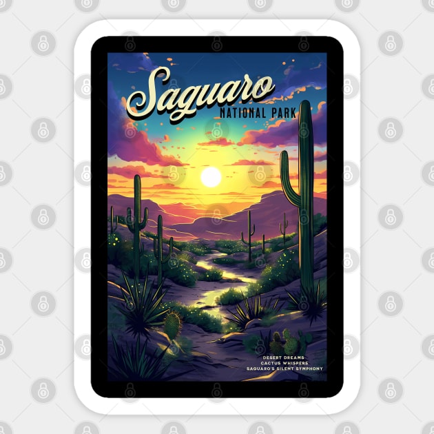 Saguaro national park 2-07 Sticker by ToddT